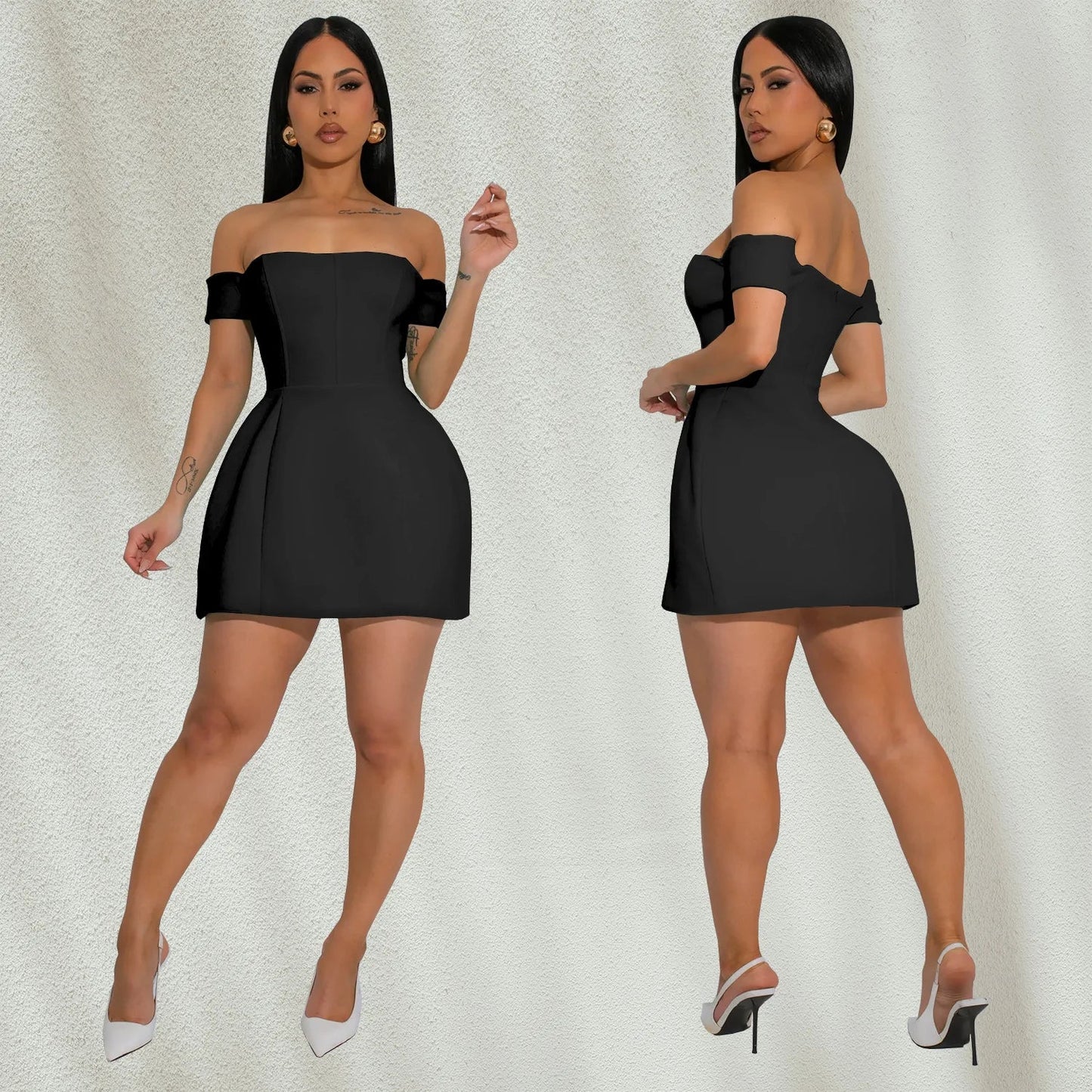 Cralom One Shoulder Slim Fit Dress - Summer 2025