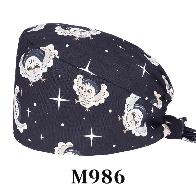 Cralom Starry Sky Healthcare Scrub Cap