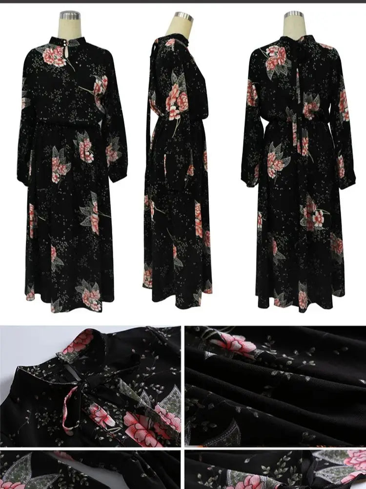 Ramadan Abaya Dubai Dress by Cralom: Muslim Islamic Prayer Kaftan Robe for Women