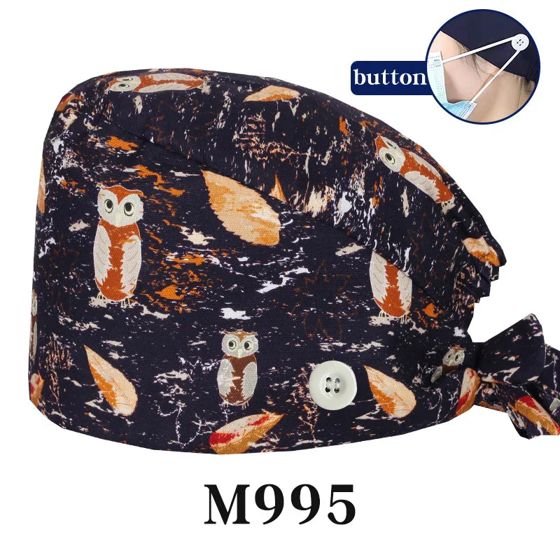 Cralom Starry Sky Healthcare Scrub Cap