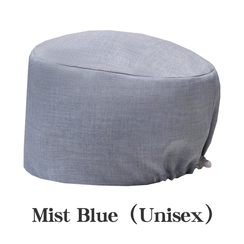 Cralom Solid Color Scrub Hat for Medical Professionals and Pet Groomers