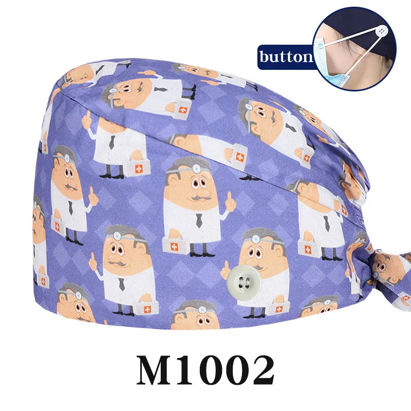 Cralom Starry Sky Healthcare Scrub Cap