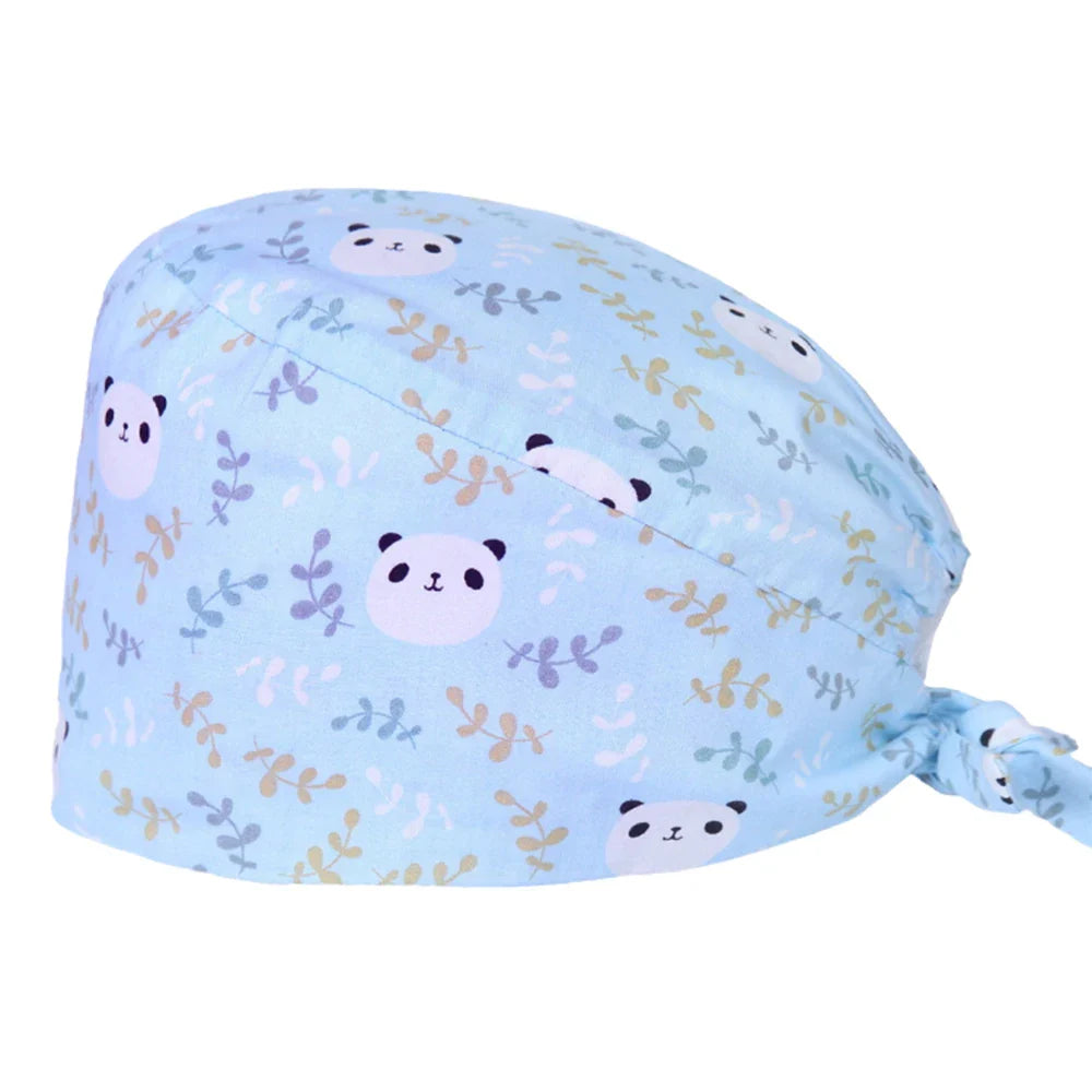 Cralom Seals Cotton Scrub Cap - Unisex Medical Surgical Hat