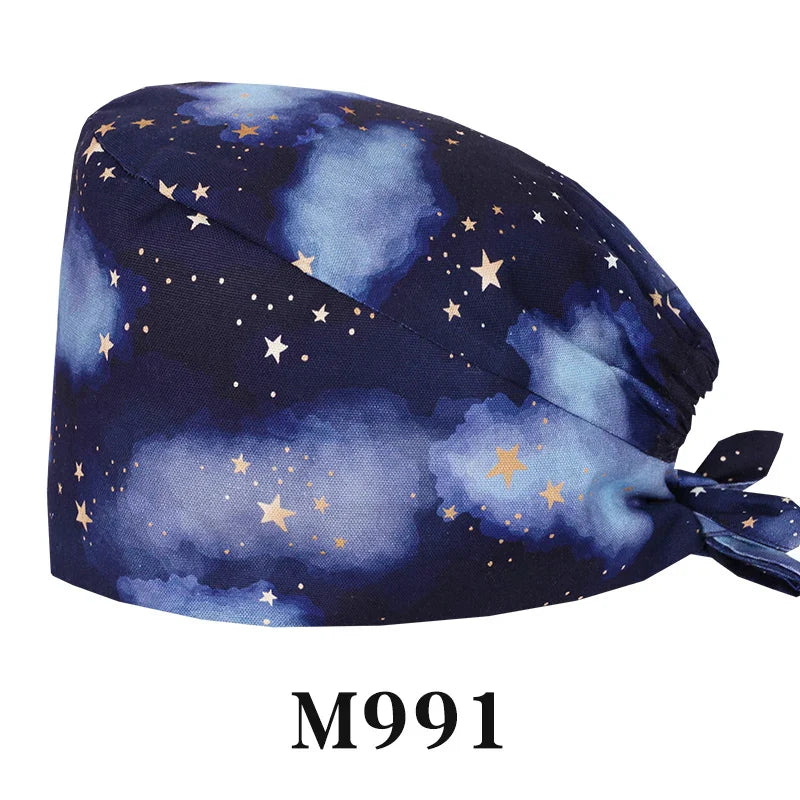 Cralom Starry Sky Healthcare Scrub Cap