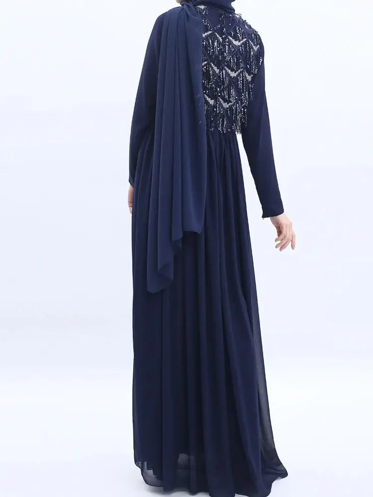 Ramadan African Dresses For Women Abaya Dubai Kebaya Muslim Kaftan Dress by Cralom