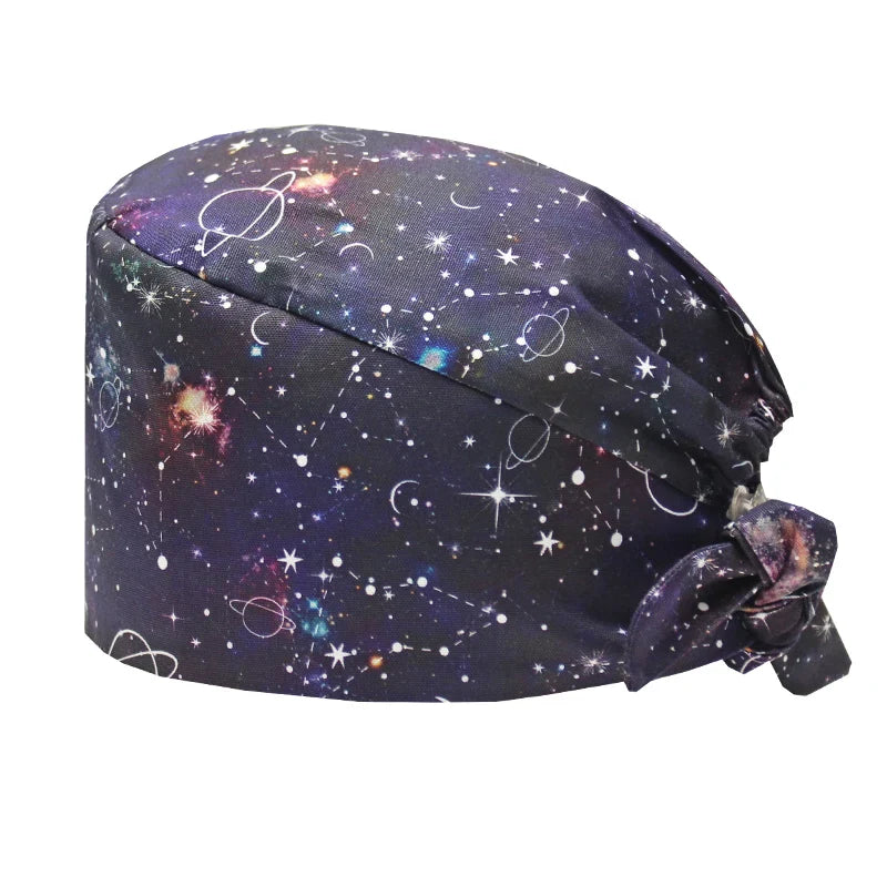 Cralom Starry Sky Healthcare Scrub Cap