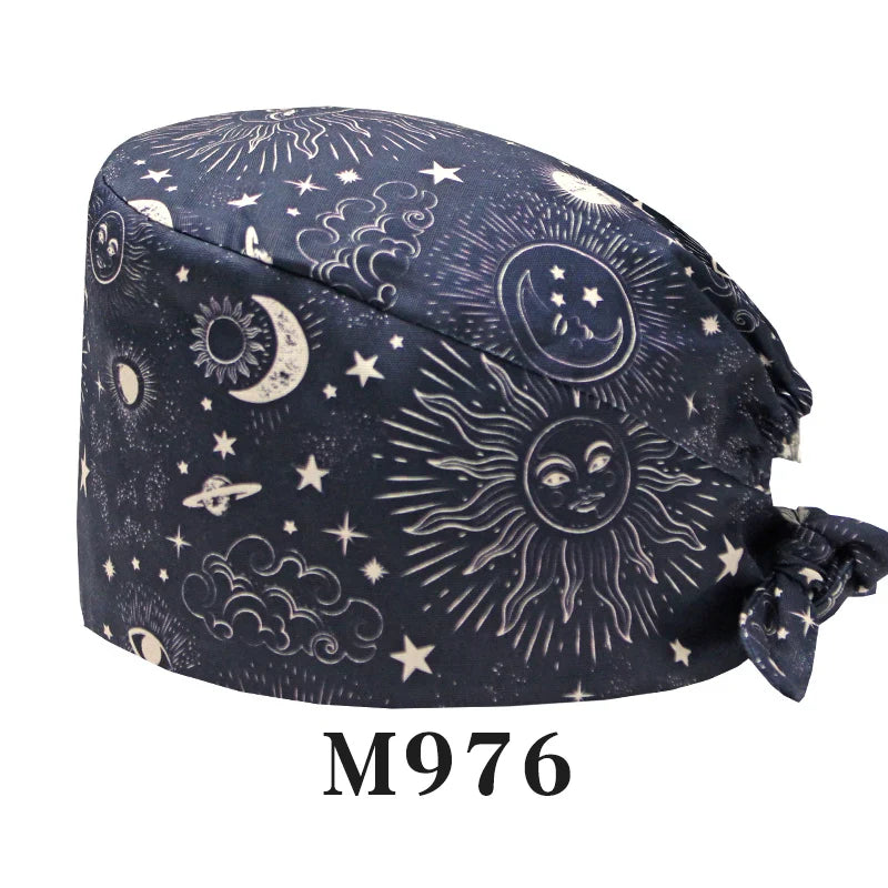Cralom Starry Sky Healthcare Scrub Cap