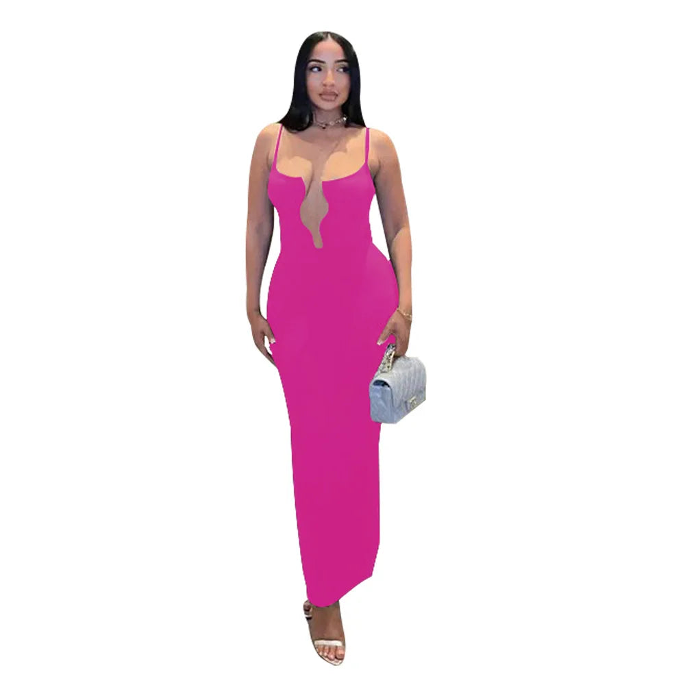 Cralom Summer 2025 Irregular Wave Suspender Dress