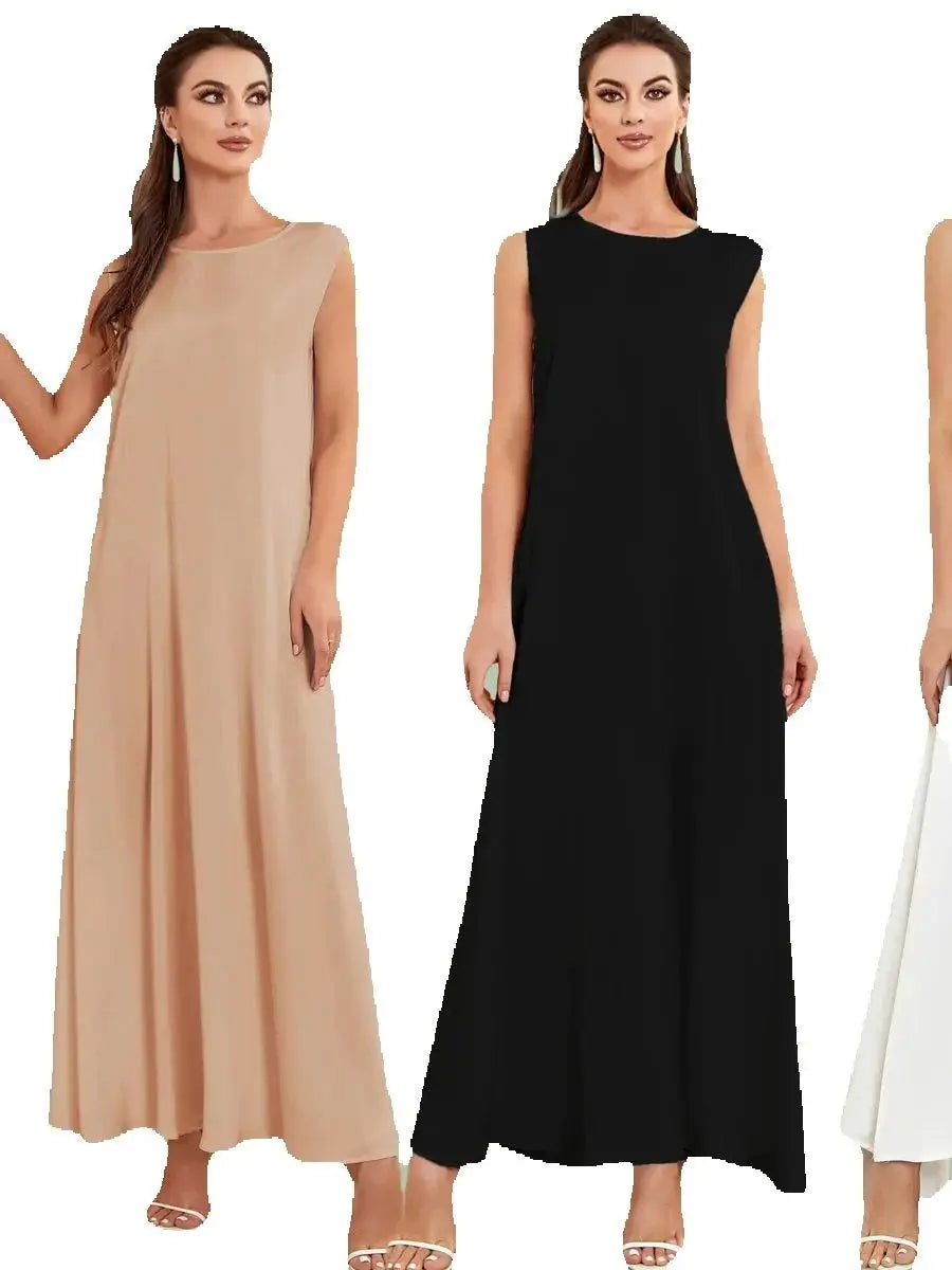 Ramadan Eid Turkish Abaya by Cralom - Modest Muslim Dress for Women