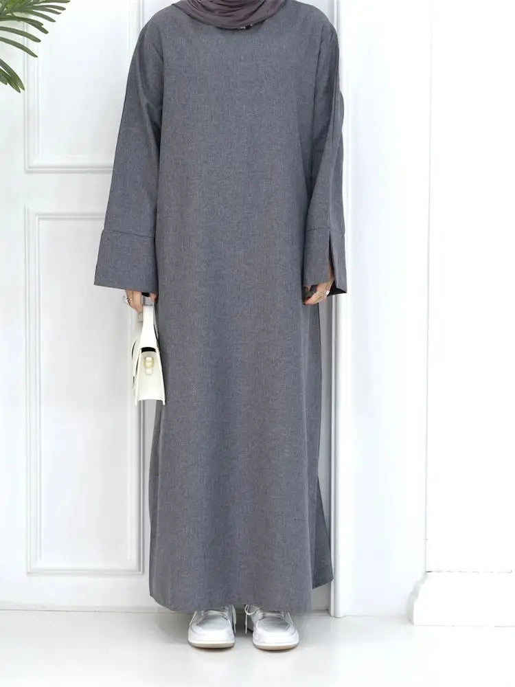 Ramadan Eid Abaya Dress for Women by Cralom - Modest Muslim Kaftan Robe