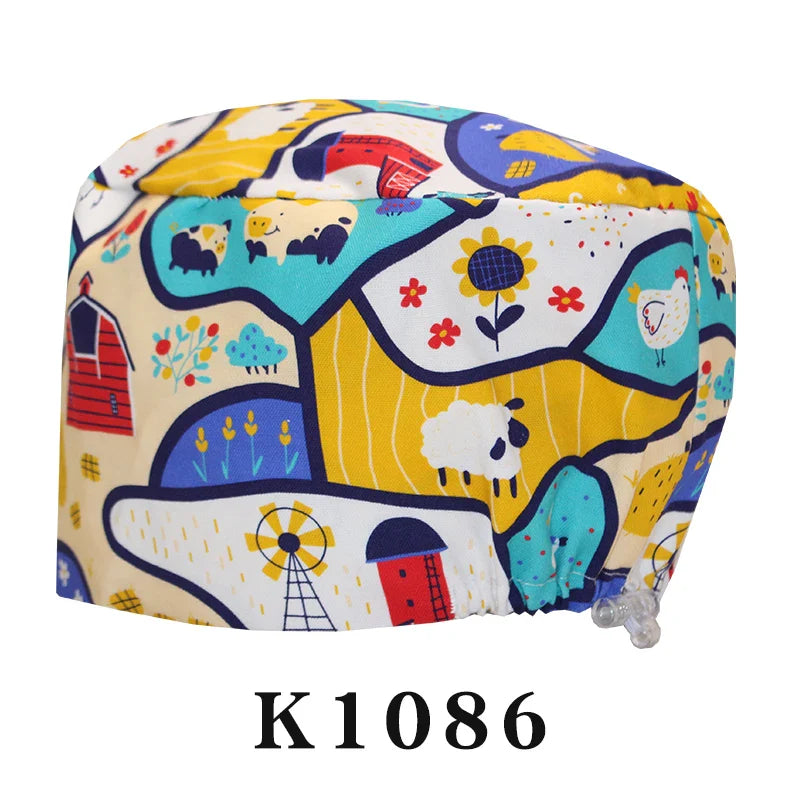 Cralom Long Hair Nurse Cap | Dental Clinic & Surgical Scrubs