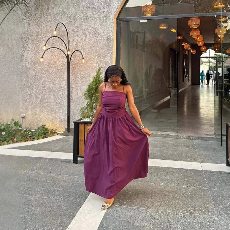Cralom Slimming Strapless Swing Dress