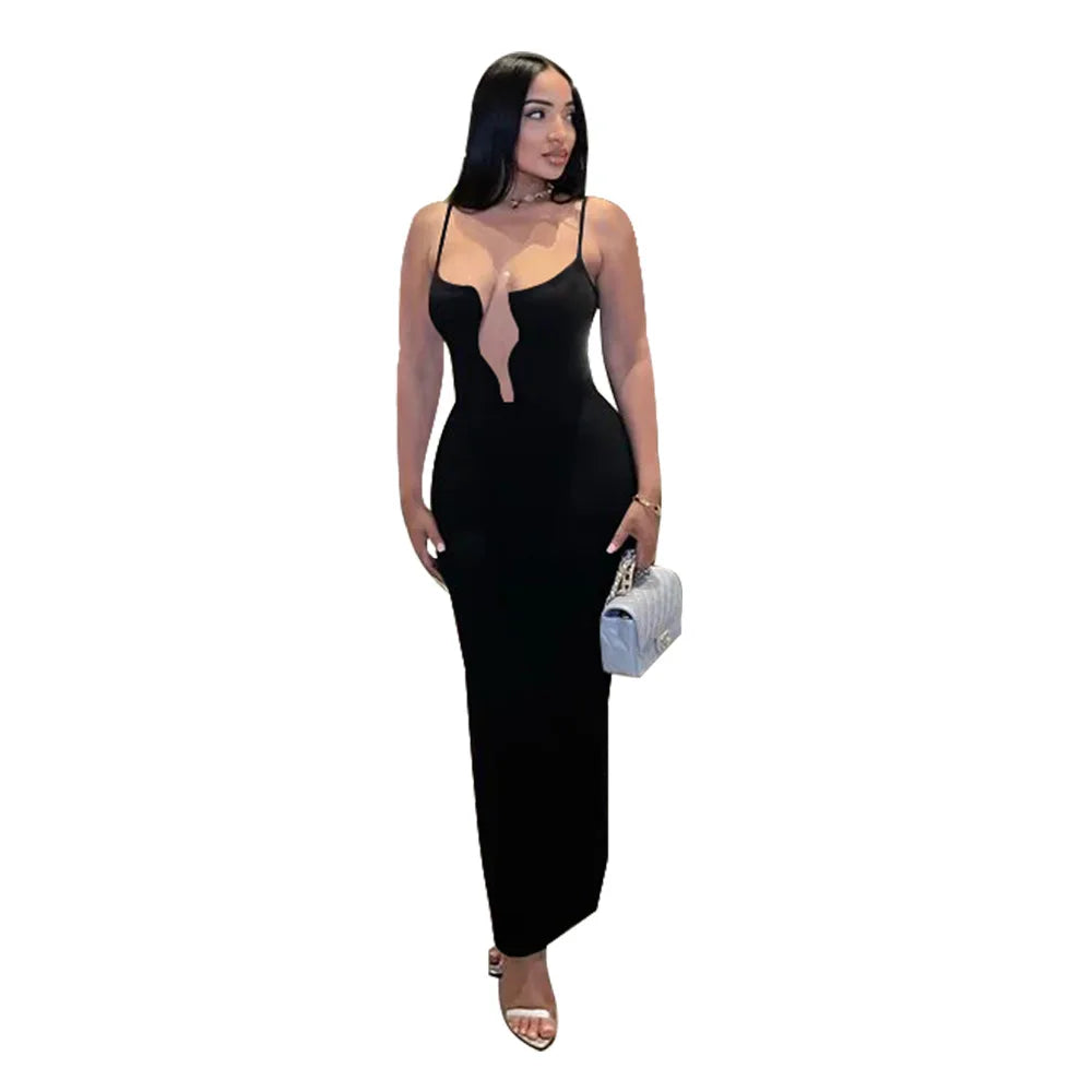 Cralom Summer 2025 Irregular Wave Suspender Dress