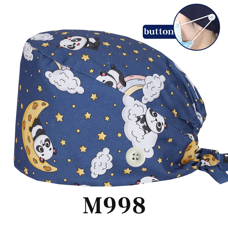 Cralom Starry Sky Healthcare Scrub Cap