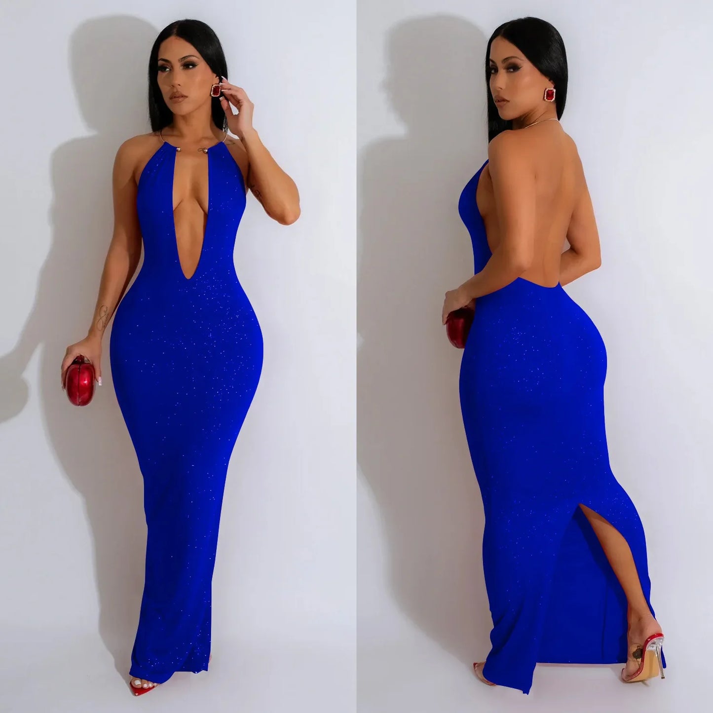 Cralom Backless Sleeveless Long Skirt Dress - Summer 2025