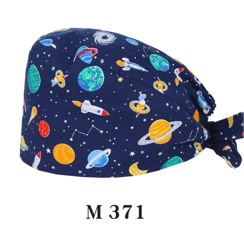 Cralom Starry Sky Healthcare Scrub Cap
