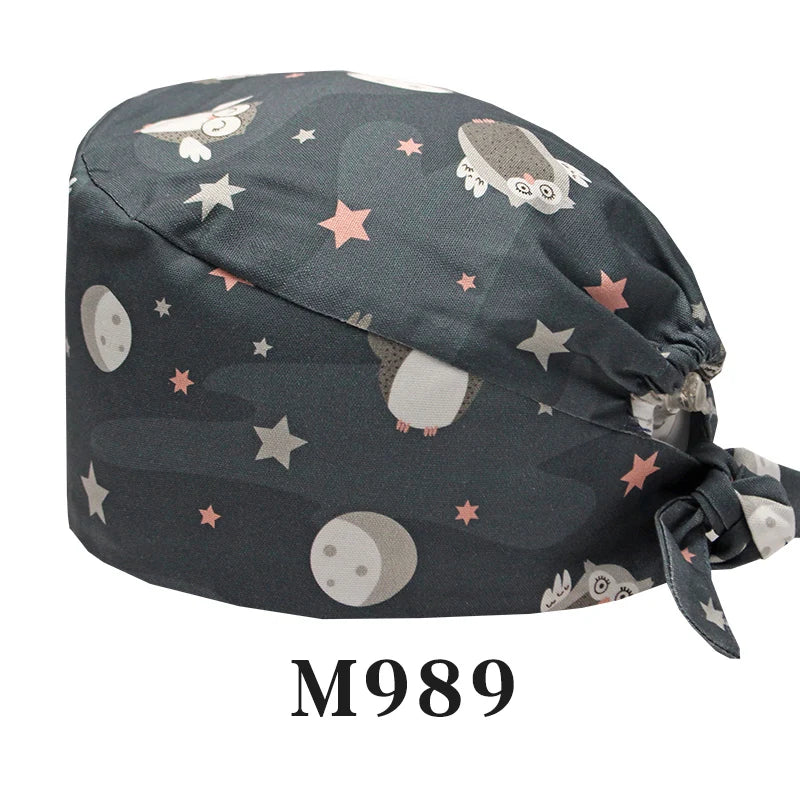 Cralom Starry Sky Healthcare Scrub Cap
