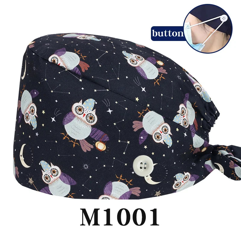 Cralom Starry Sky Healthcare Scrub Cap