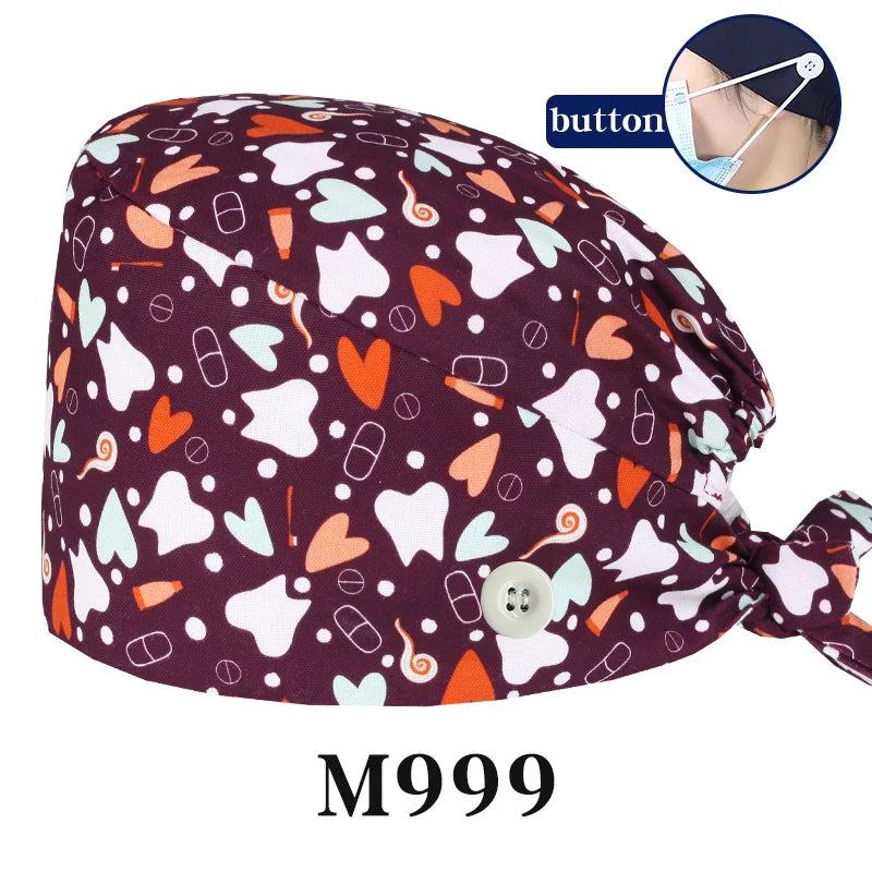 Cralom Starry Sky Healthcare Scrub Cap