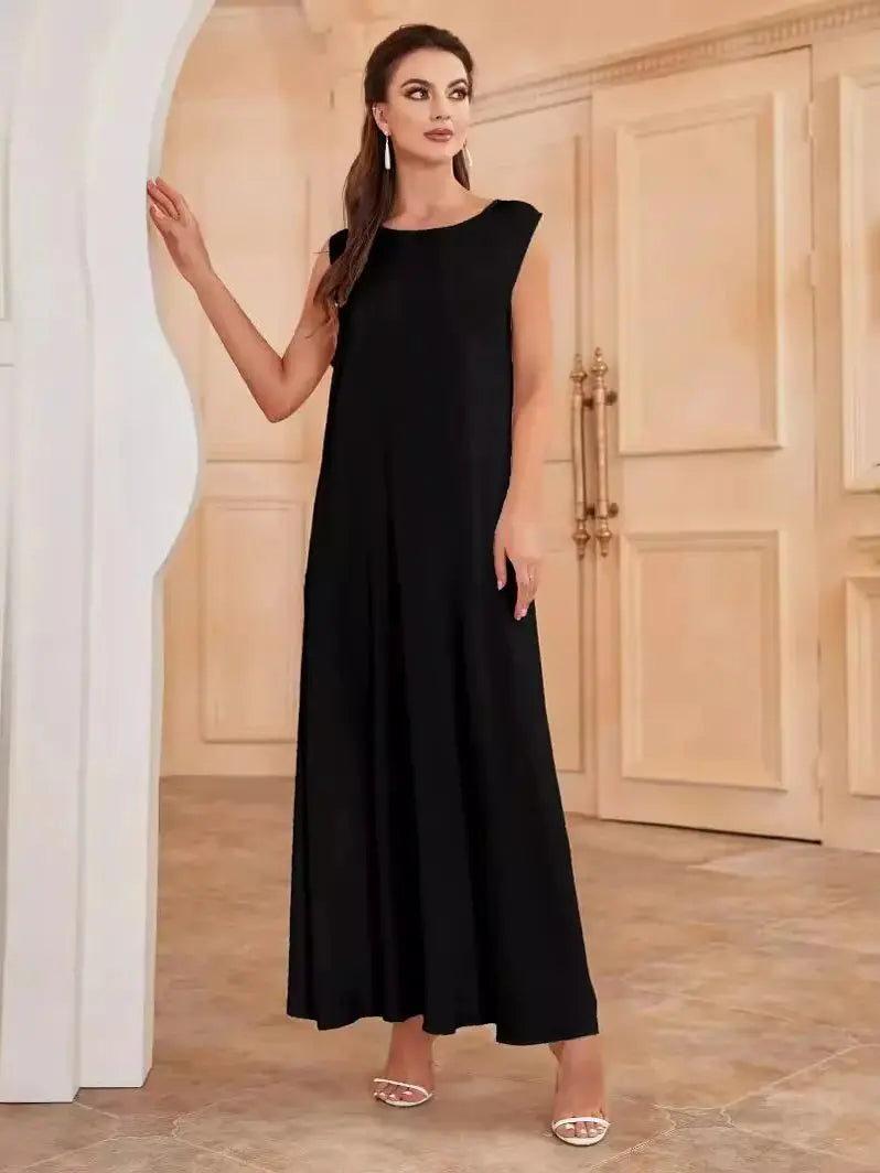 Ramadan Eid Turkish Abaya by Cralom - Modest Muslim Dress for Women