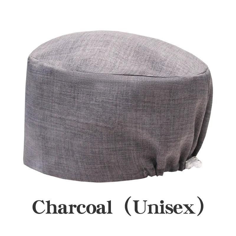 Cralom Solid Color Scrub Hat for Medical Professionals and Pet Groomers