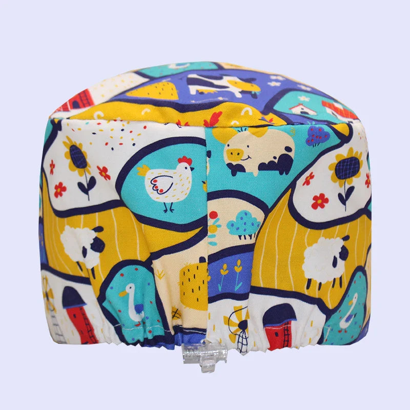 Cralom Long Hair Nurse Cap | Dental Clinic & Surgical Scrubs