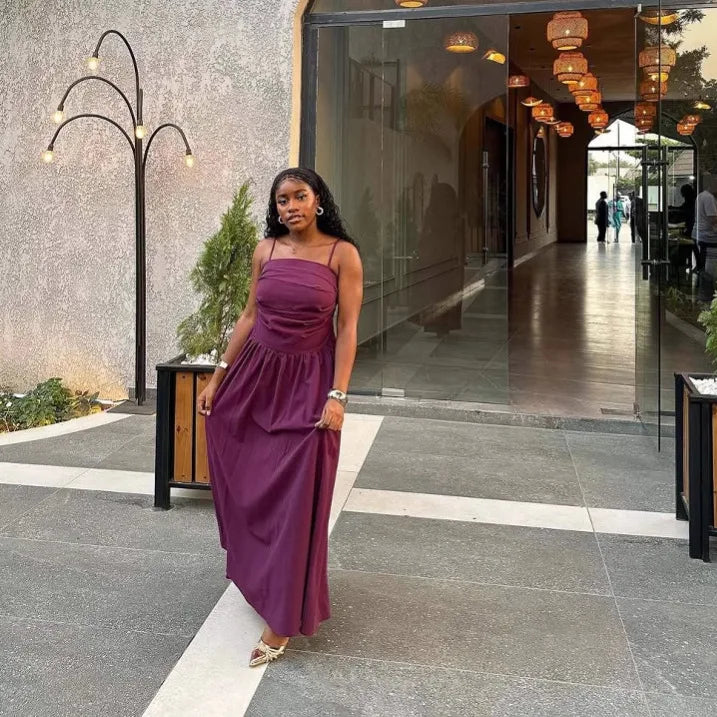 Cralom Slimming Strapless Swing Dress