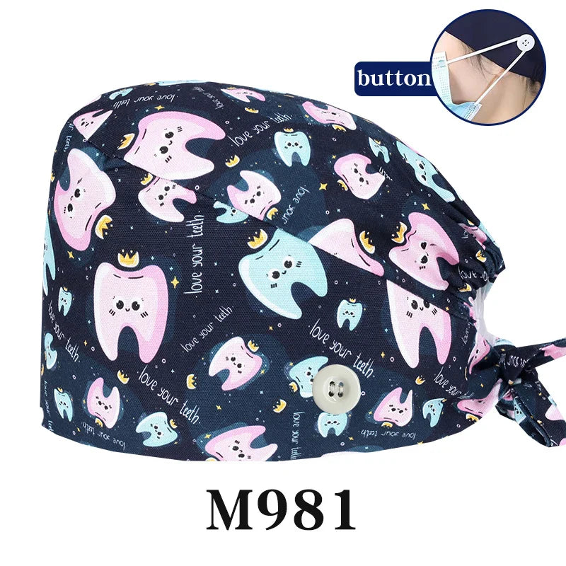 Cralom Starry Sky Healthcare Scrub Cap