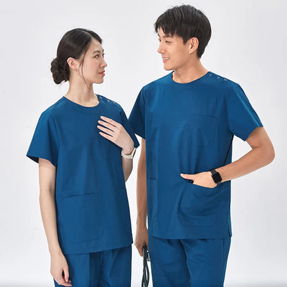 Cralom Medical Scrub Set for Hospital Nurses and Doctors Workwear