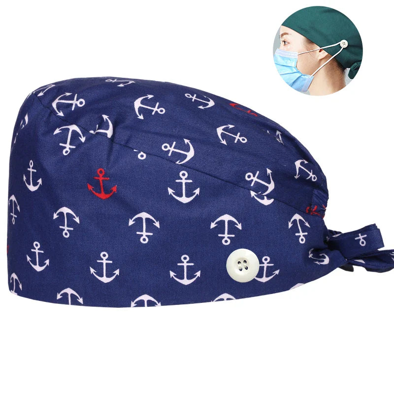 Cralom Surgical Scrub Cap for Medical Nurse Work Hat