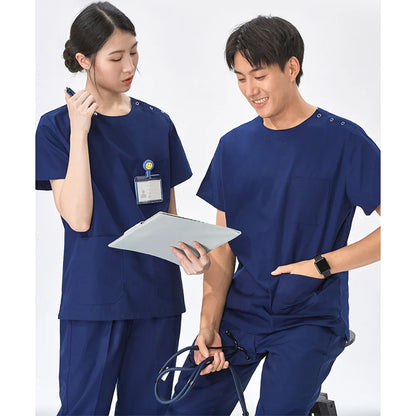 Cralom Medical Scrub Set for Hospital Nurses and Doctors Workwear