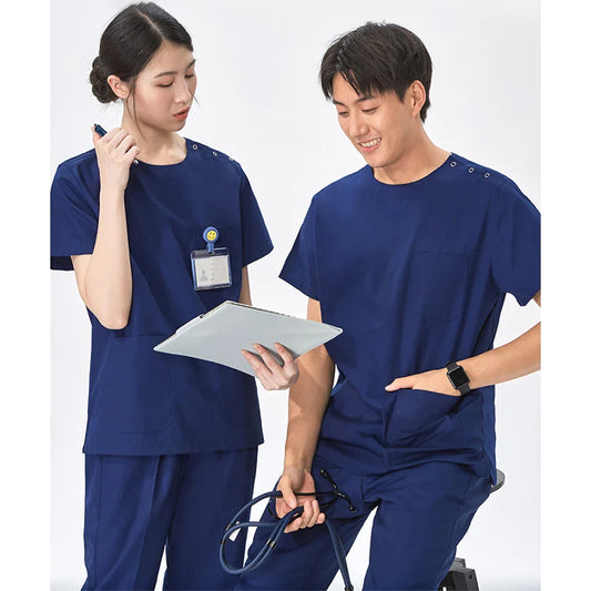 Cralom Medical Scrub Set for Hospital Nurses and Doctors Workwear