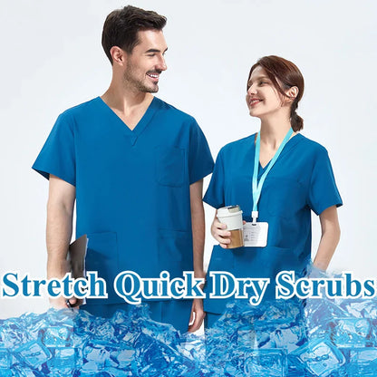 Cralom UltraAir™ Stretch Scrub Set for Rapid Drying and Comfort