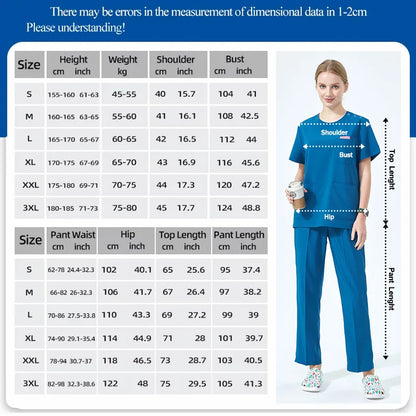 Cralom Women's Quick Dry Scrub Sets for Pet Hospital & Dental Clinic
