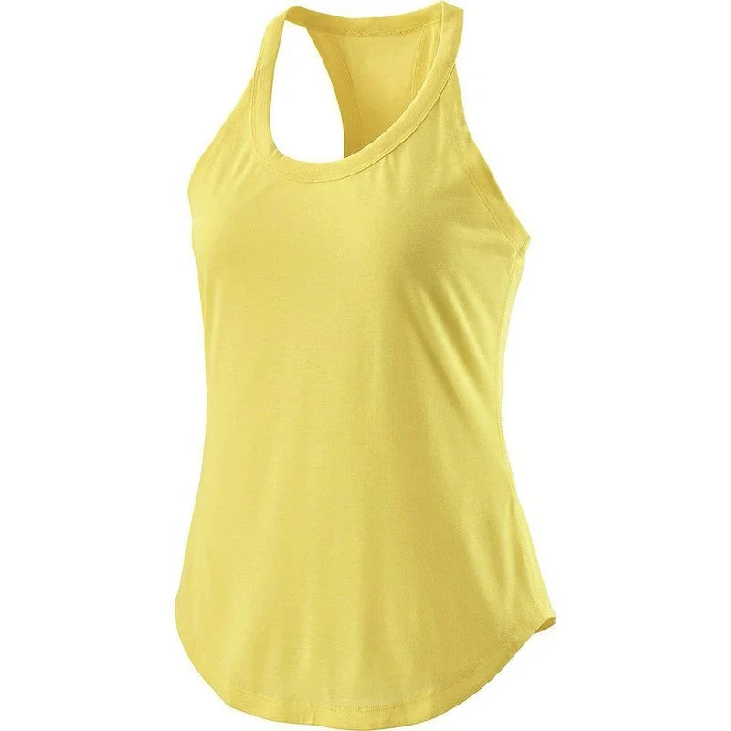 Cralom Women's Yoga Crop Top, Sleeveless, Quick Dry, Breathable, Slim Fit, Gym Tank Top.