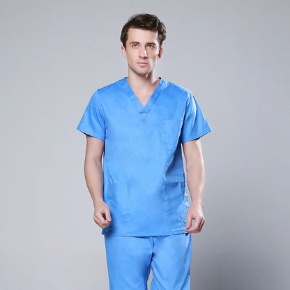 Cralom V-Neck Scrub Set for Healthcare Professionals