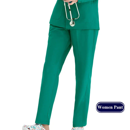 Cralom Cargo Scrub Pant with Full Elastic Waistband & Drawstring