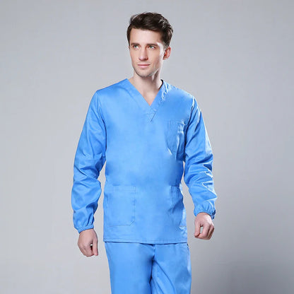 Cralom V-Neck Scrub Set for Healthcare Professionals