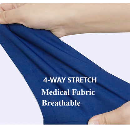 Cralom Stretch Medical Scrubs Set for Clinical Work