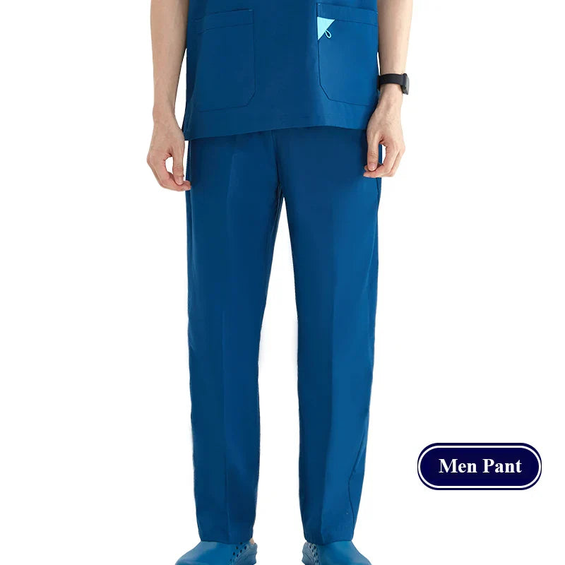 Cralom Cargo Scrub Pant with Full Elastic Waistband & Drawstring