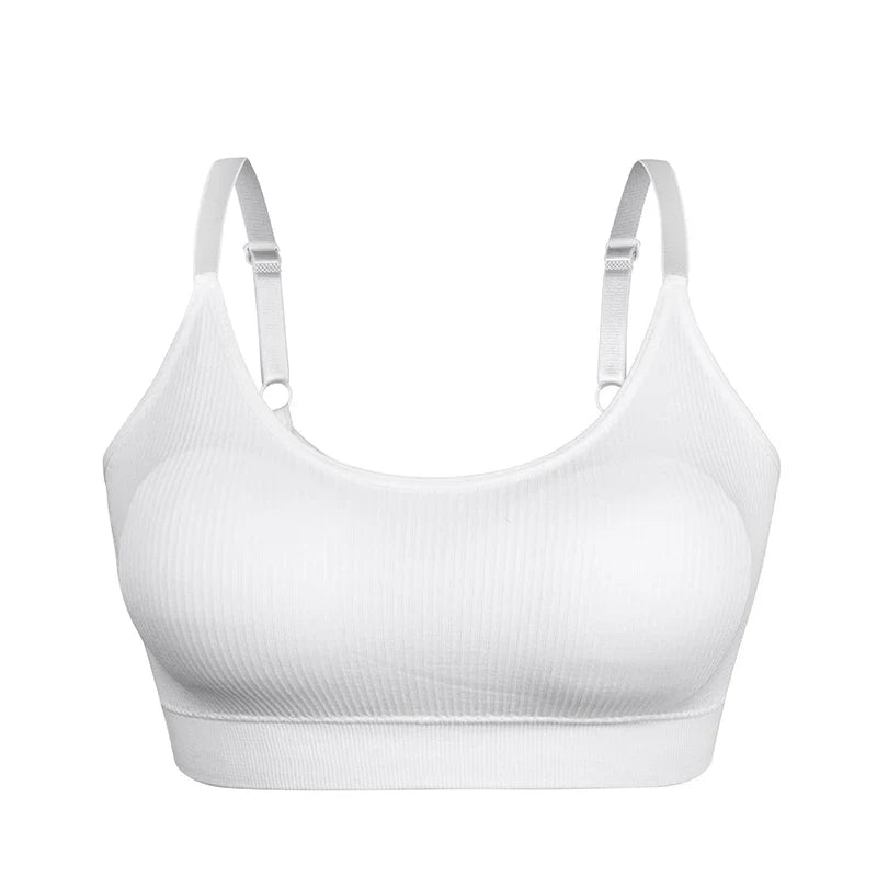 Cralom Seamless Padded Sports Yoga Fitness Bra for Women