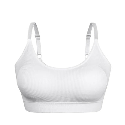 Cralom Seamless Padded Sports Yoga Fitness Bra for Women