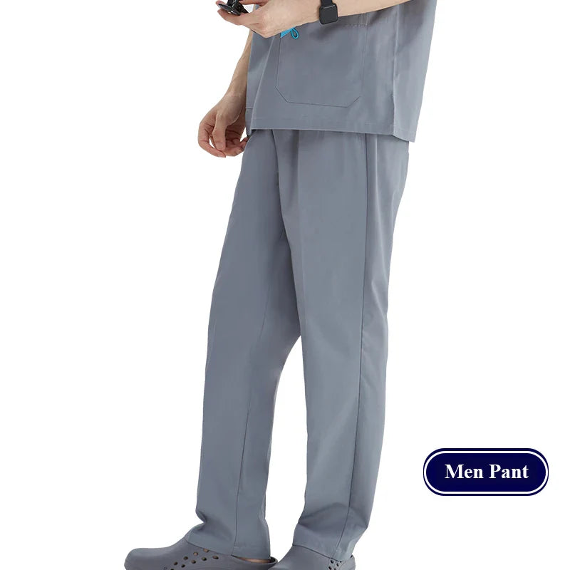 Cralom Cargo Scrub Pant with Full Elastic Waistband & Drawstring