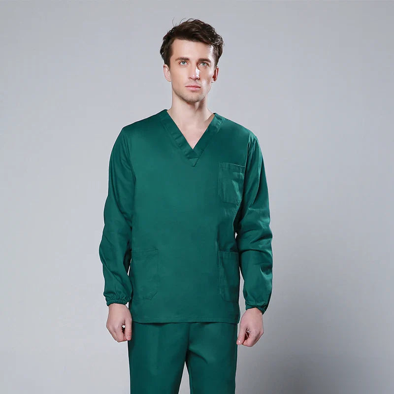 Cralom V-Neck Scrub Set for Healthcare Professionals