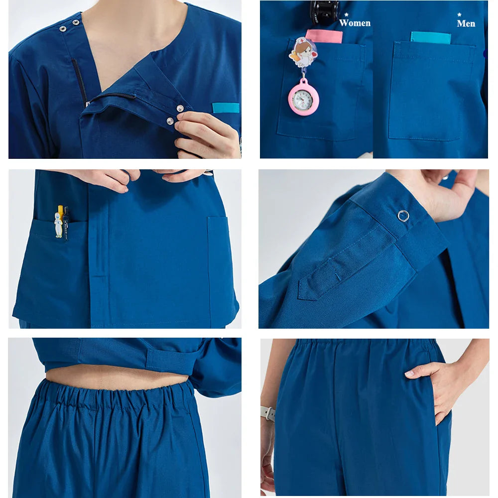 Cralom Medical Scrubs Set for Healthcare Professionals