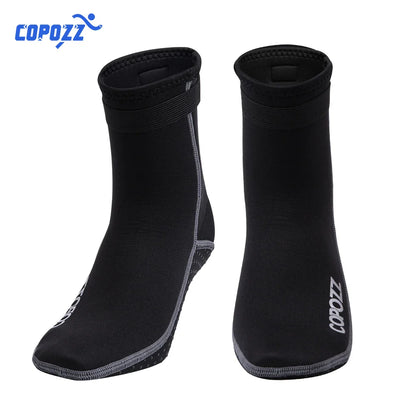 Cralom 3mm Neoprene Diving Socks Boots Water Shoes for Men Women