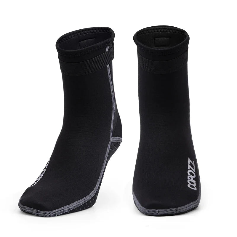 Cralom 3mm Neoprene Diving Socks Boots Water Shoes for Men Women