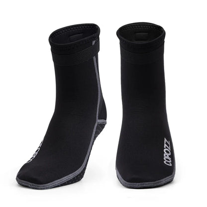 Cralom 3mm Neoprene Diving Socks Boots Water Shoes for Men Women
