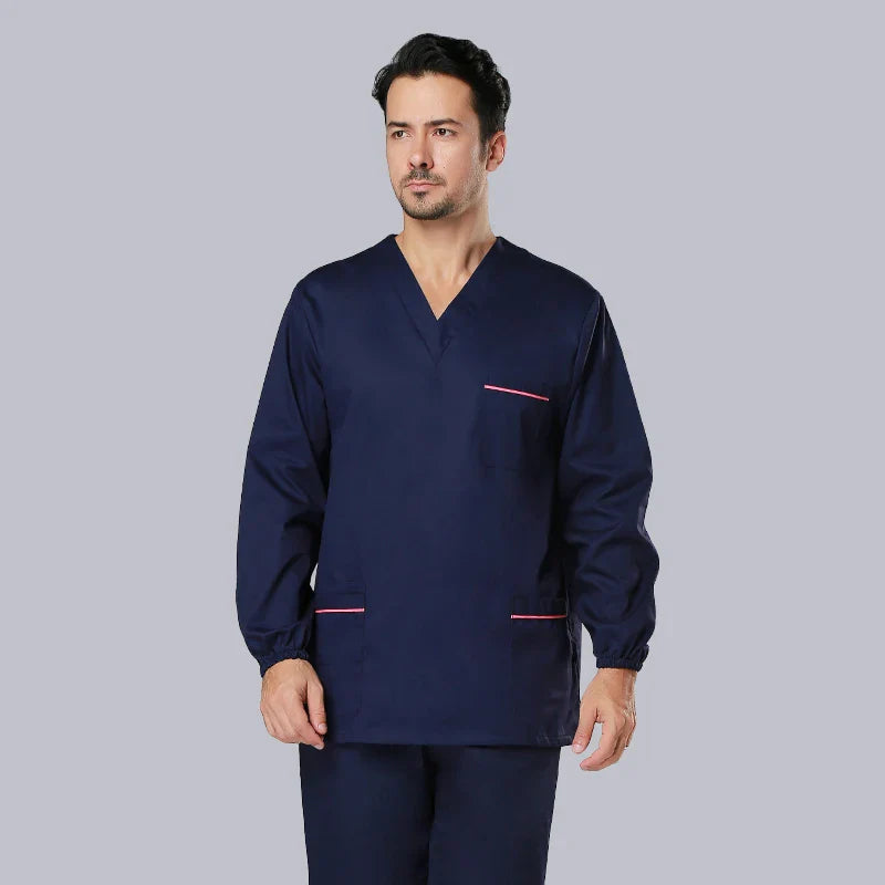 Cralom V-Neck Scrub Set for Healthcare Professionals