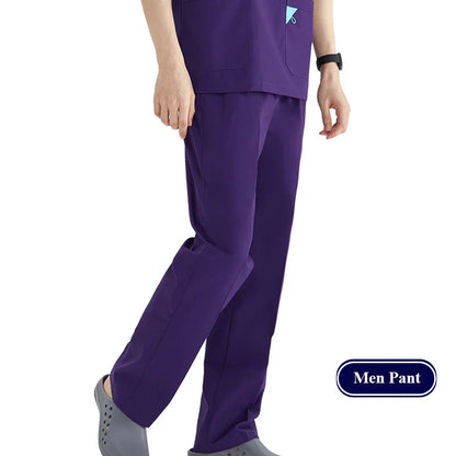 Cralom Cargo Scrub Pant with Full Elastic Waistband & Drawstring
